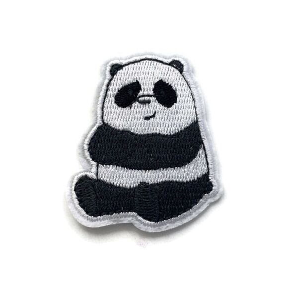 Panda Embroidered Patch - Picture 1 of 3